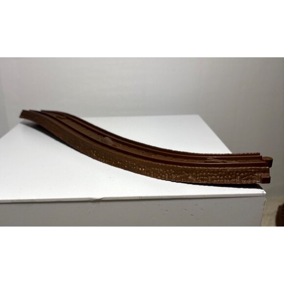 Thomas & Friends Zip Zoom Logging Curved Train Track R9634 Mattel Plastic Brown - Picture 4 of 5